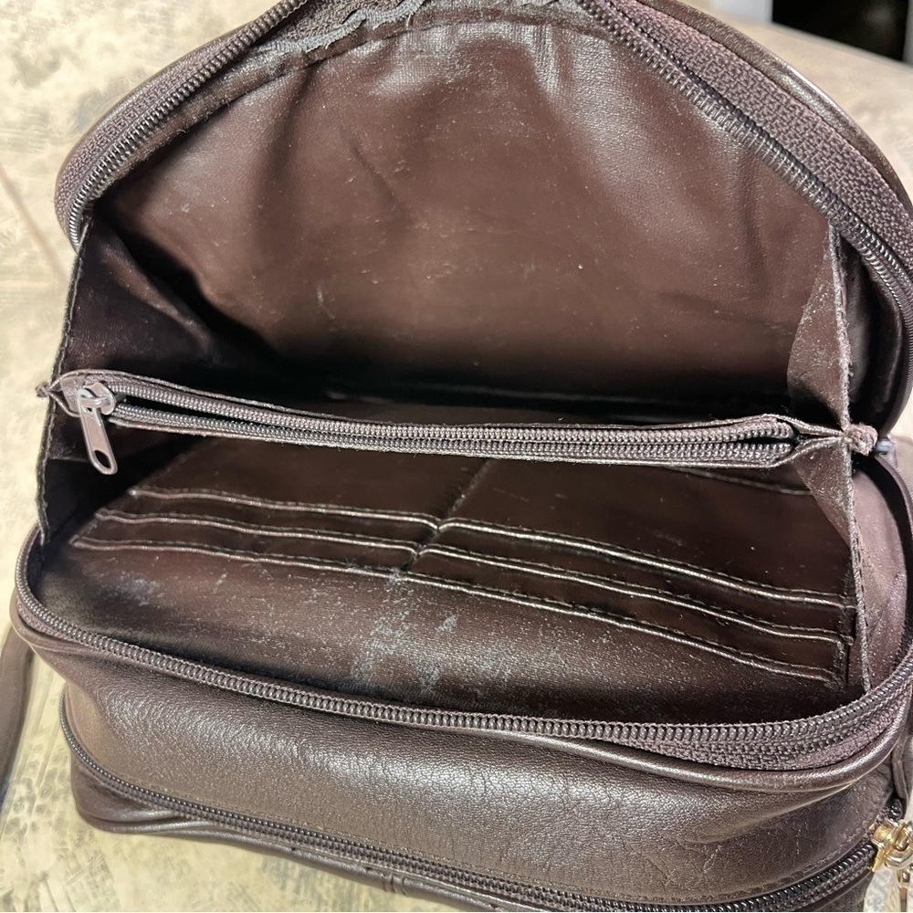 Etienne Aigner vintage camera bag brown leather - Picture 8 of 15